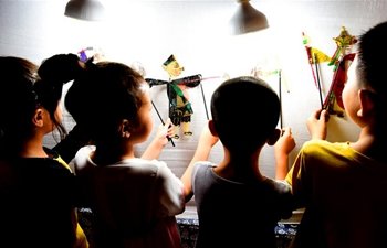 Kids Experience Shadow Puppetry at Kindergarten in China's 